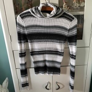 American Eagle sz M fitted ribbed turtleneck euc